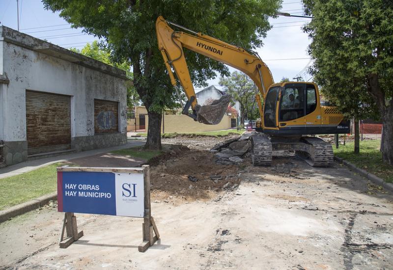 municipio de san isidro, obras publicas, infraestructura, pavimento, calles, renovacion, nacion, arreglos, obra