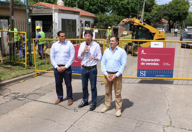 Plan integral de reparación de veredas, Municipio de San Isidro