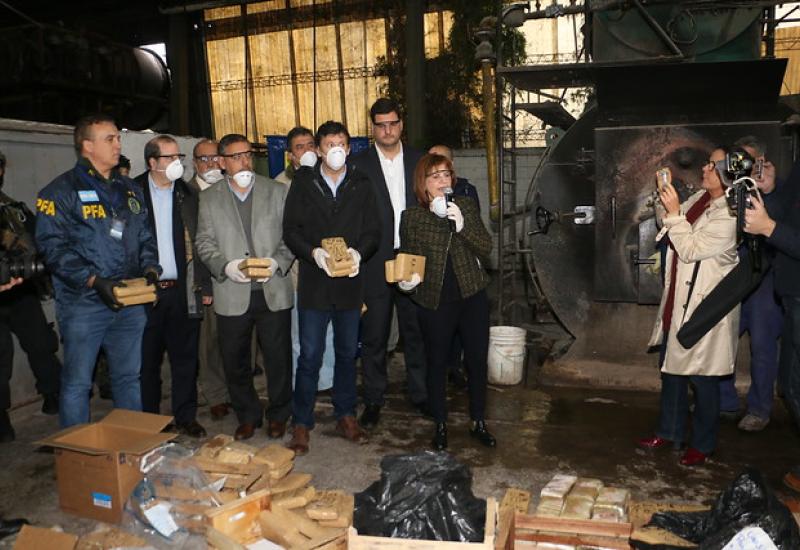 QUEMA DE DROGA SECUESTRADA