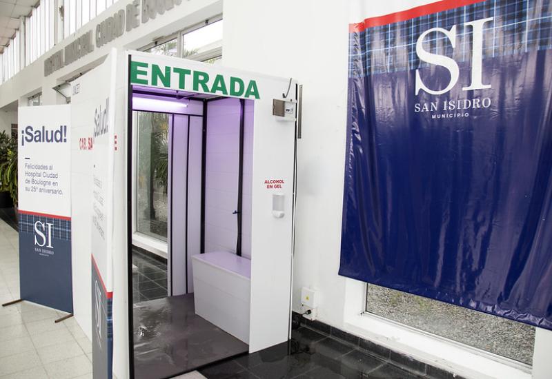 CABINA SANITIZANTE HOSPITAL BOULOGNE