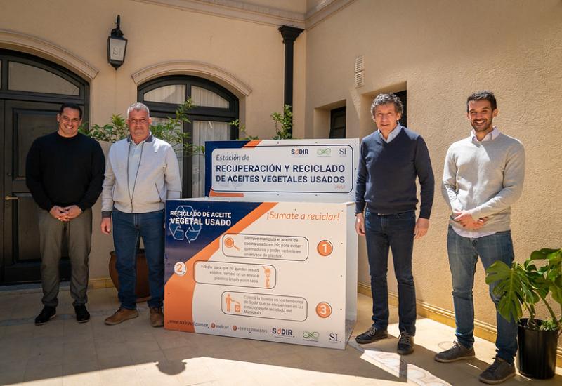 FIRMA DE CONVENIO DE ACEITE VEGETAL USADO