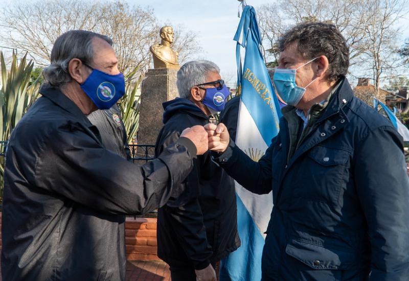municipio de san isidro, homenaje, libertador, san martin, general, argentina, plaza boulogne, fallecido