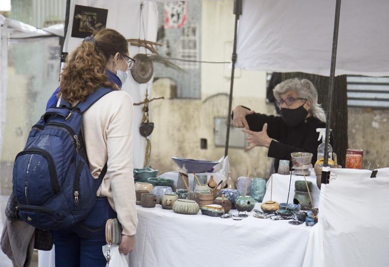 municipio de san isidro, artesanos, feria, casco historico, plaza mitre, gustavo posse, comercios, comercio, comerciantes