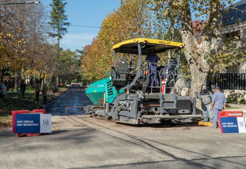 municipio de san isidro, pavimento, calle, bacheo, obras publicas, infraestructura, calles, heroe de malvinas, caseros, bajo de san isidro