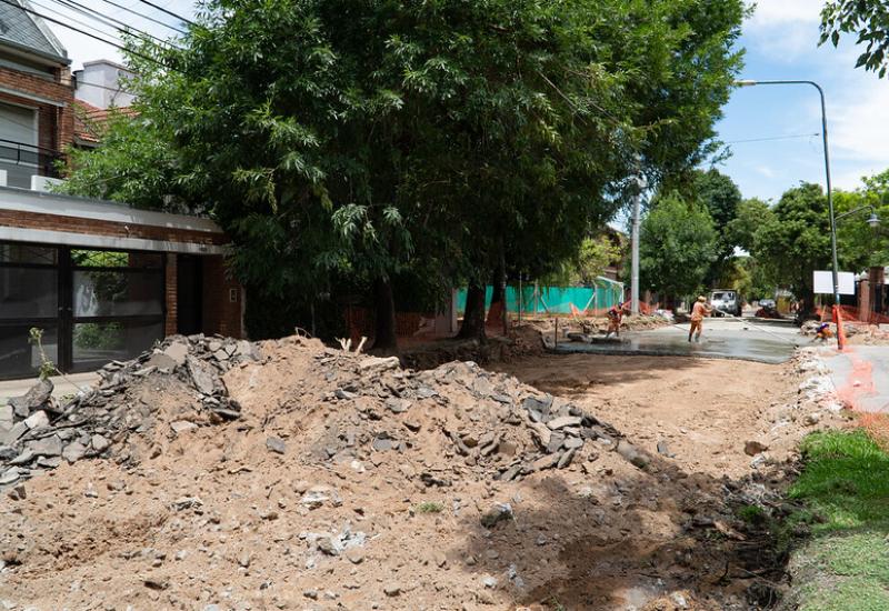 municipio de san isidro, pavimento, calle, bacheo, obras publicas, infraestructura, calles, heroe de malvinas, caseros, bajo de san isidro