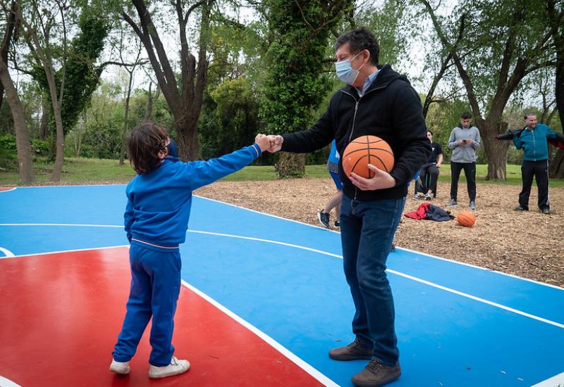 municipio de san isidro, basquet, basket, espacio publico, cancha, calle, street, rio, parque