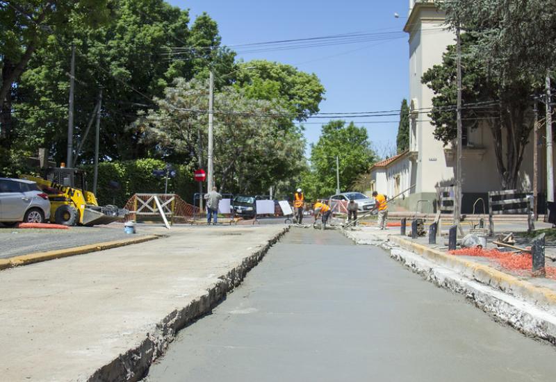 NUEVAS CALLES EN BOULOGNE SAN ISIDRO municipio de san isidro, pavimento, calle, bacheo, obras publicas, infraestructura, calles, heroe de malvinas, caseros, bajo de san isidro