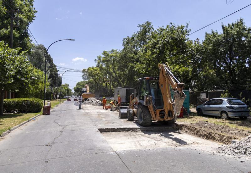 municipio de san isidro, pavimento, calle, bacheo, obras publicas, infraestructura, calles, heroe de malvinas, caseros, bajo de san isidro