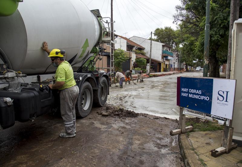 municipio de san isidro, infraestructura, pavimentos, martinez, castelli, obras publicas