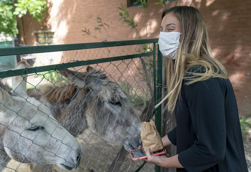 municipio de san isidro, chacra educativa, huerta, animales, granja, visita, apertura