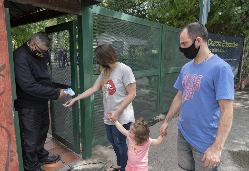 municipio de san isidro, chacra educativa, huerta, animales, granja, visita, apertura