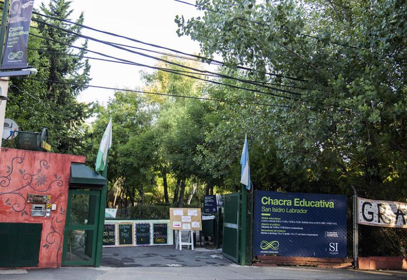 municipio de san isidro, chacra educativa, huerta, animales, granja, visita, apertura