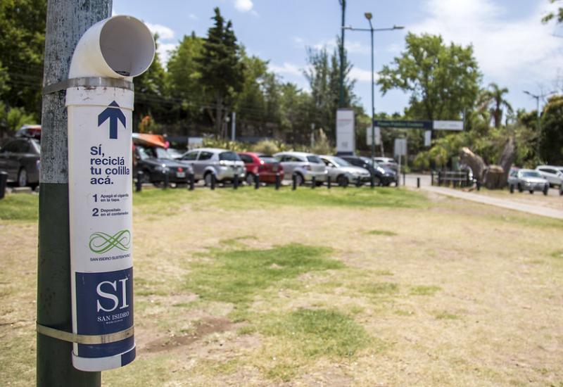 municipio de san isidro, espacio publico, colillero, reciclaje, reciclado, reciclar, colilla, cigarrillo, fumar, fumador, costa, rio
