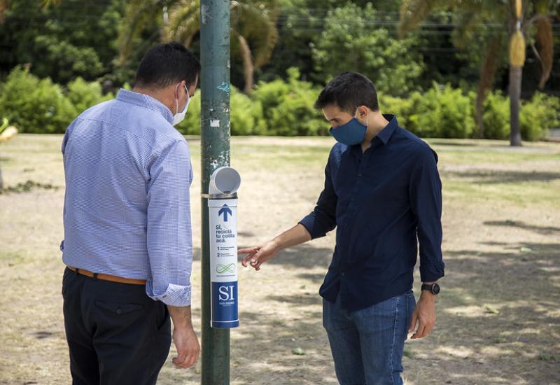 municipio de san isidro, espacio publico, colillero, reciclaje, reciclado, reciclar, colilla, cigarrillo, fumar, fumador, costa, rio