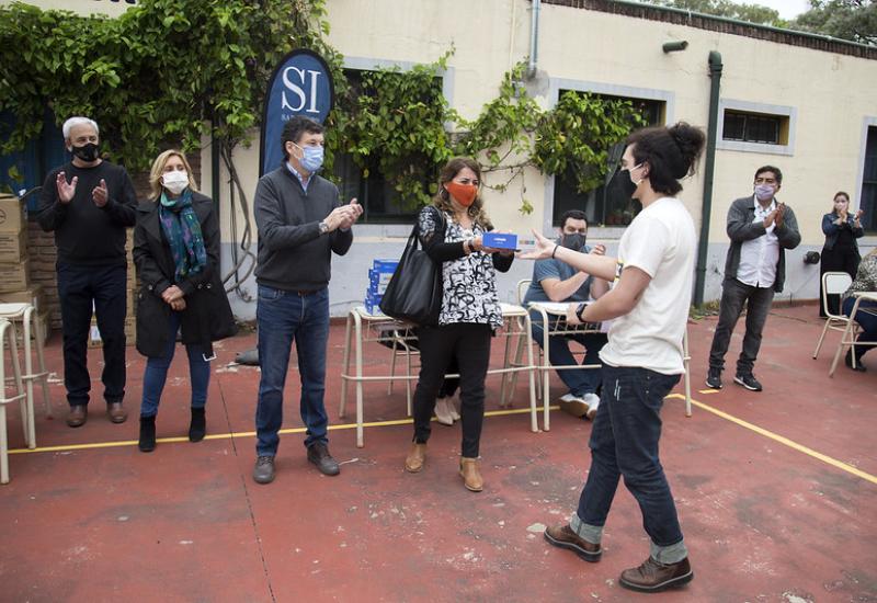 municipio de san isidro, educación, computadoras, nación, conectados, aprendiendo, netbooks