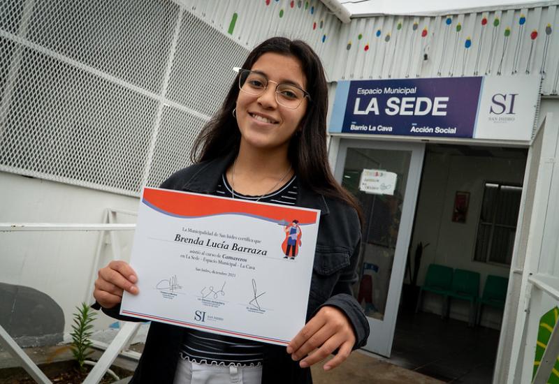 EGRESADOS DEL CURSO DE CAMAREROS EN “LA SEDE” DE LA CAVA
