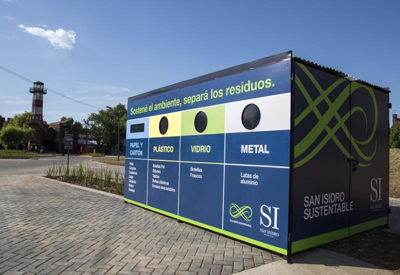 municipio de san isidro, espacio publico, ecopunto, reciclar, separar residuos, reciclaje, reciclado, sustentable, sustentabilidad