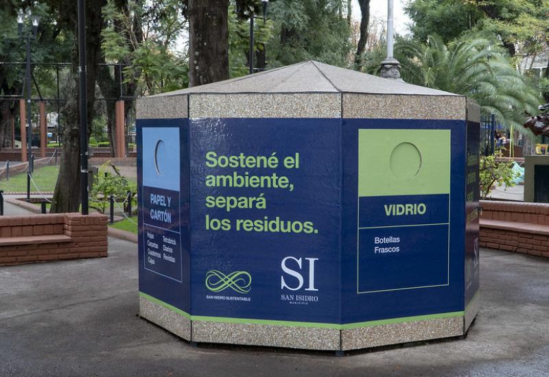 municipio de san isidro, espacio publico, ecopunto, reciclar, separar residuos, reciclaje, reciclado, sustentable, sustentabilidad