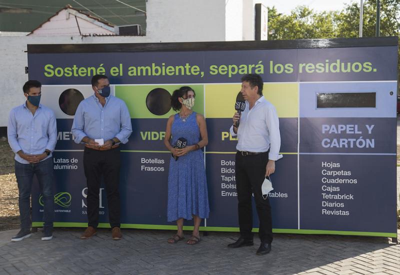 municipio de san isidro, espacio publico, ecopunto, reciclar, separar residuos, reciclaje, reciclado, sustentable, sustentabilidad