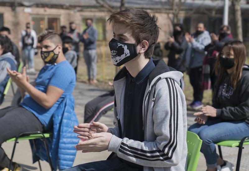 municipio de san isidro, entrega netbooks a escuelas públicas san isidro, ministerio, aprender conectados, computadora, educación, estudiar, 