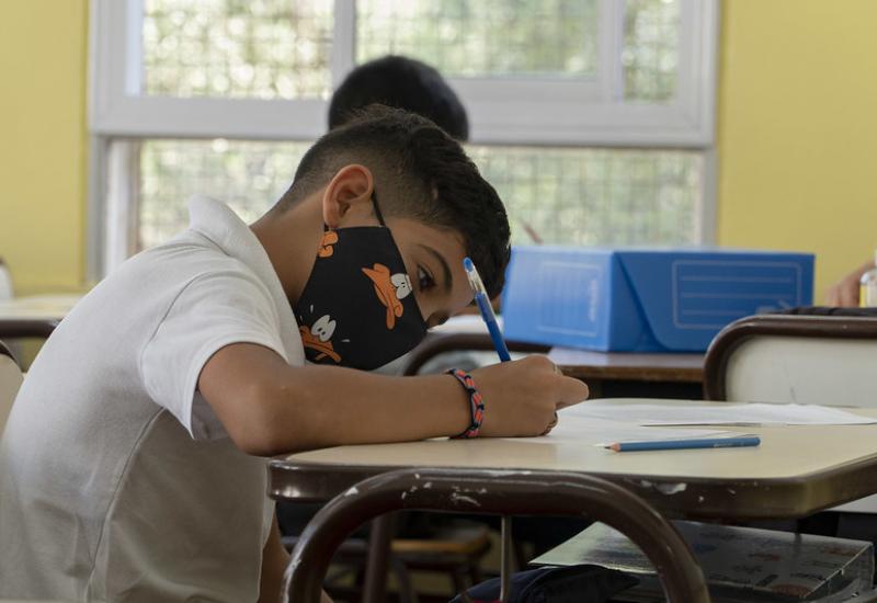 VUELTA A CLASES SECUNDARIA SAN ISIDRO municipio de san isidro, educacion, regreso a clases, secundaria, escuela malvinas argentinas, covid, coronavirus