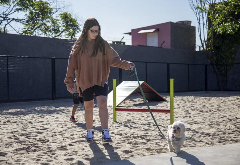 PLAZA ESPACIO PUBLICO SAN ISIDRO municipio de san isidro, canil, inauguracion, perros, perro, juegos, entrenarmiento, nuevo, plaza almirante brown