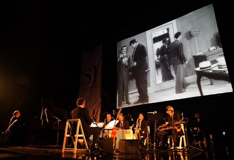 municipio de san isidro, festival, cine, musica, chaplin, banda, sinfonia, aire libre, cultura