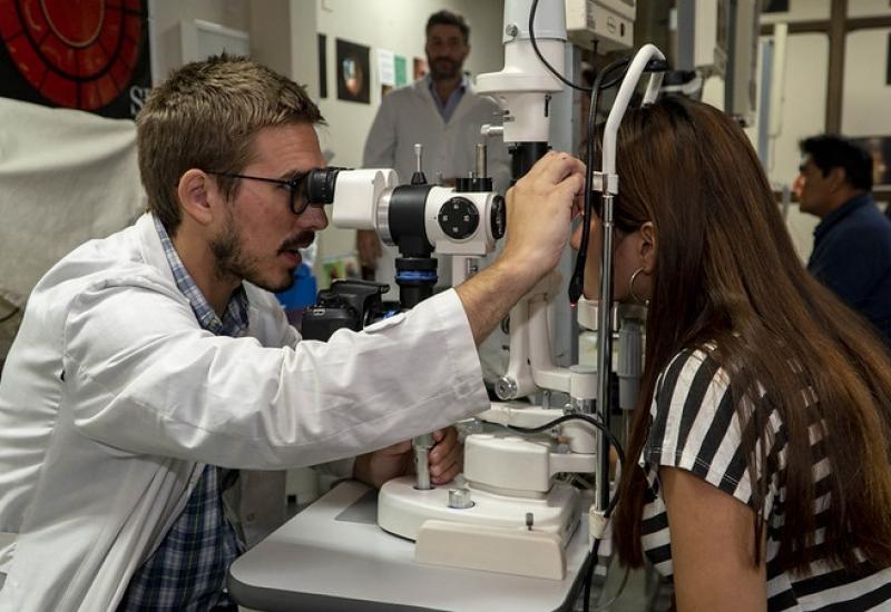 TRASPLANTE DE CÓRNEA, HOSPITAL CENTRAL DE SAN ISIDRO