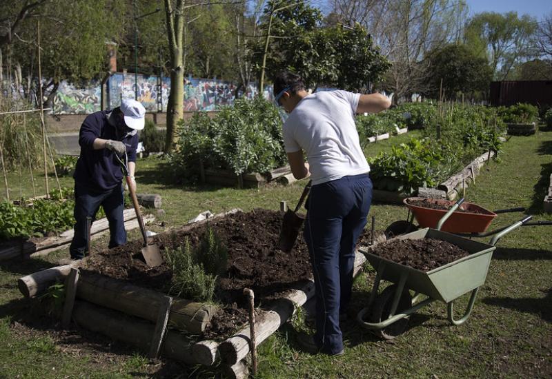 municipio de san isidro, huerta municipal orgánica, huerteros, dicapacidad, inclusión laboral, ruka garden, restaurante, comida, verduras, plantas aromáticas