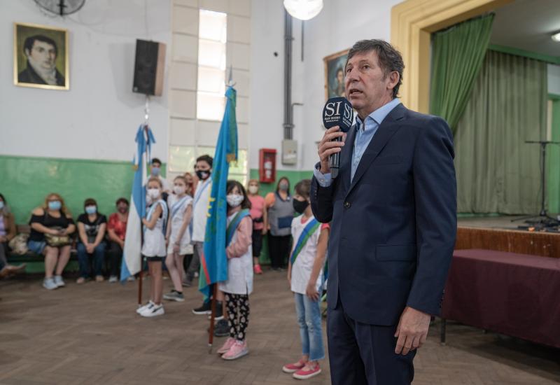 INICIO DE CLASES 2022 SAN ISIDRO municipio de san isidro, educacion, regreso a clases, secundaria, escuela malvinas argentinas, covid, coronavirus