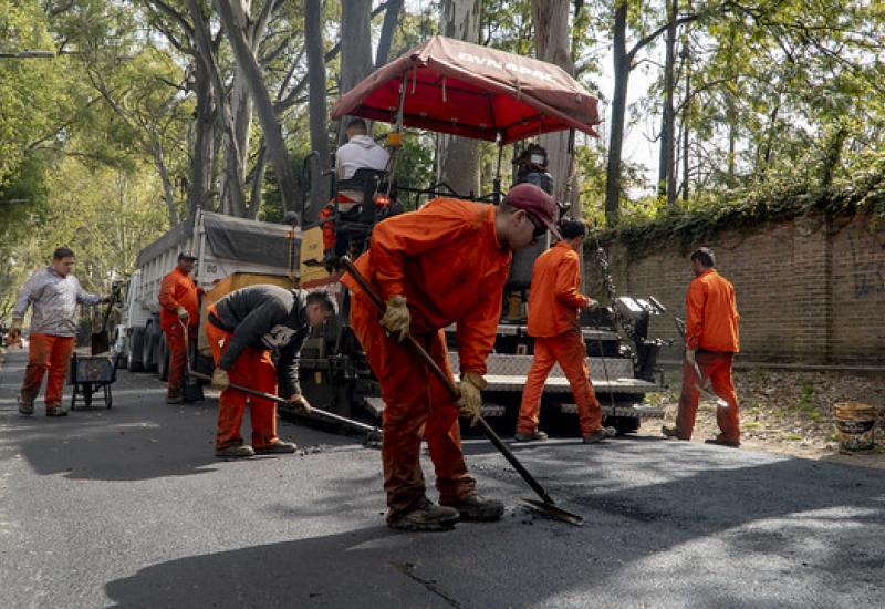 ASFALTO EN LAS LOMAS, SAN ISIDRO