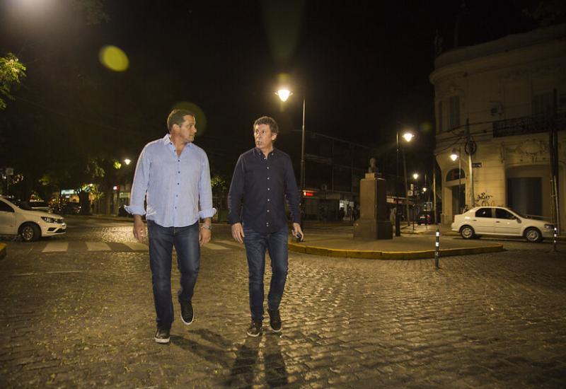 municipio de san isidro, luces led, luminarias, gustavo posse, sustentabilidad, sostenible, sustentable, espacio publico, centro de san isidro