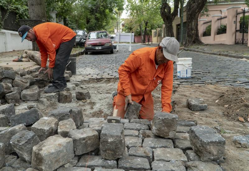 municipio de san isidro, adoquines, obras publicas, trabajos, mantenimiento, preserva