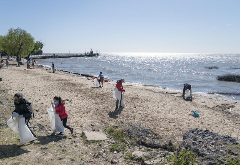 municipio de san isidro, si al rio limpio, sustentable, limpieza del rio, rio de la plata, costa, martínez