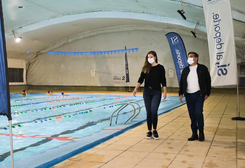 Pileta Campo de deportes número 2, san isidro, boulogne, natacion, agua, deporte, pileta, semi olimpica