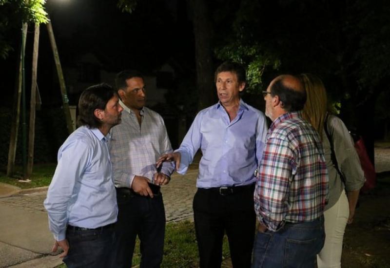 Luces LED en la Horqueta, Municipio de San Isidro