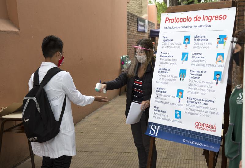 municipio de san isidro, educacion, escuela municipal malvinas argentinas, apertura, clases