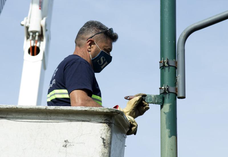 municipio de san isidro, espacio público, alumbrado, luces led, mantenimiento, arreglo