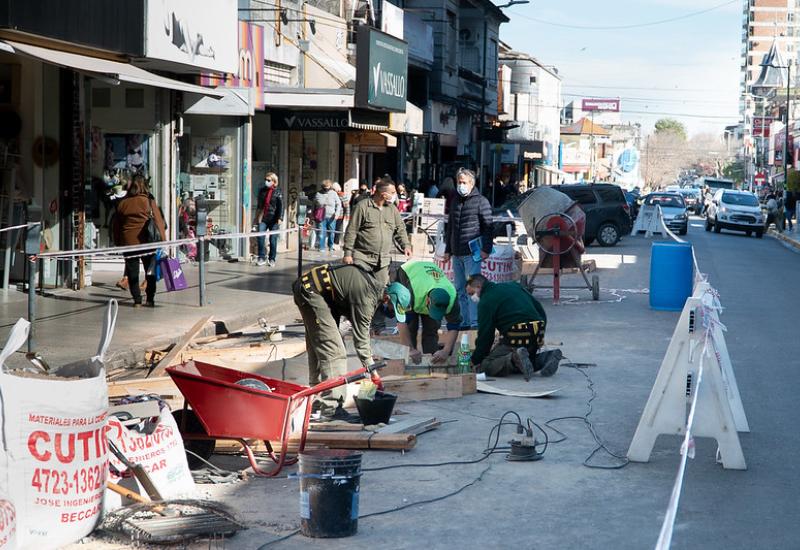 Mejoras urbanas en el centro de San Isidro, obras, mejoras, vecinos, san isidro