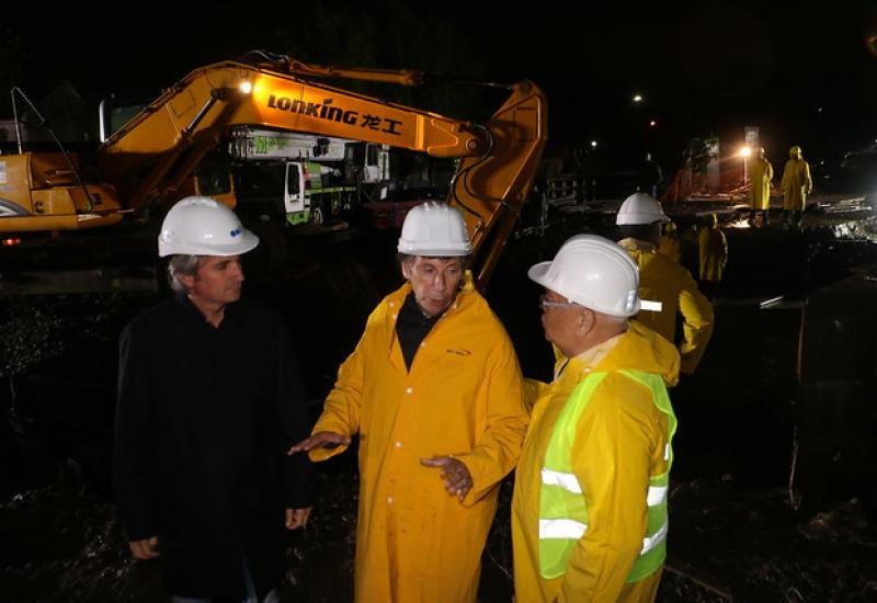 MONTAJE DE LOS PUENTES FERROVIARIOS DEL TÚNEL DE SARRATEA, MUNICIPIO DE SAN ISIDRO