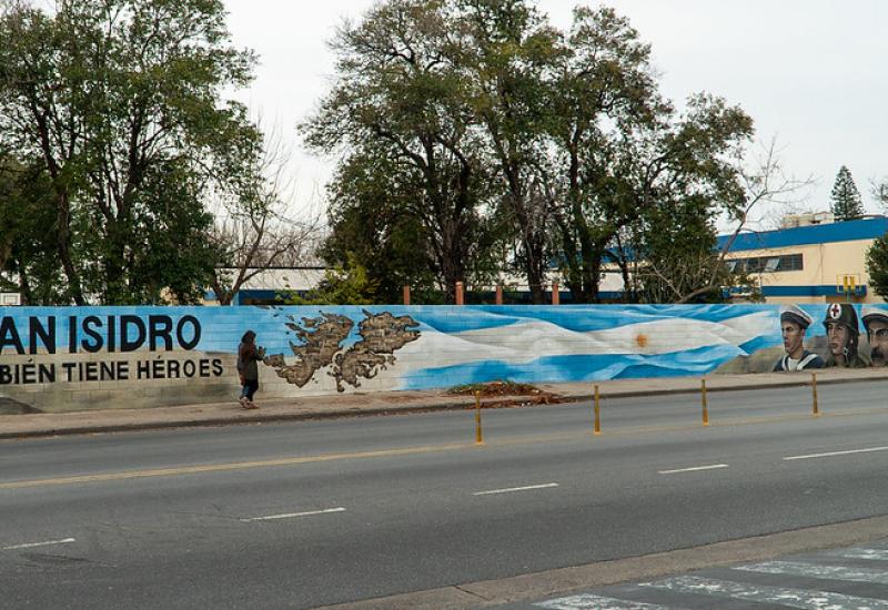 Mural, malvinas, soldados, yerbal, san isidro, guerra, pintura