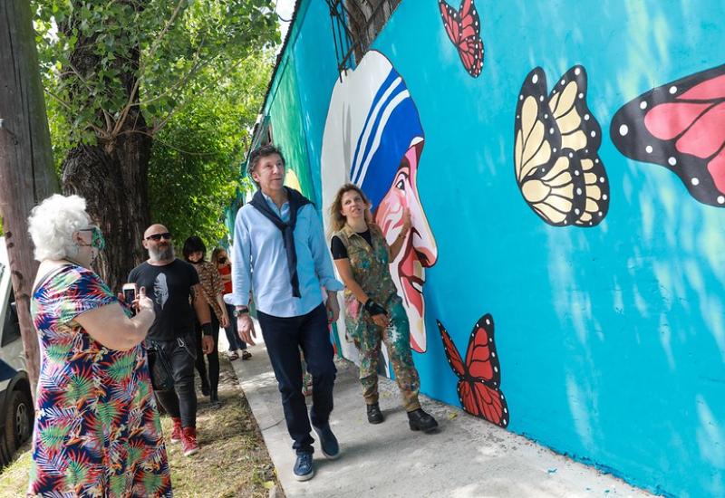 MURAL CONTRA LA VIOLENCIA DE GÉNERO GP
