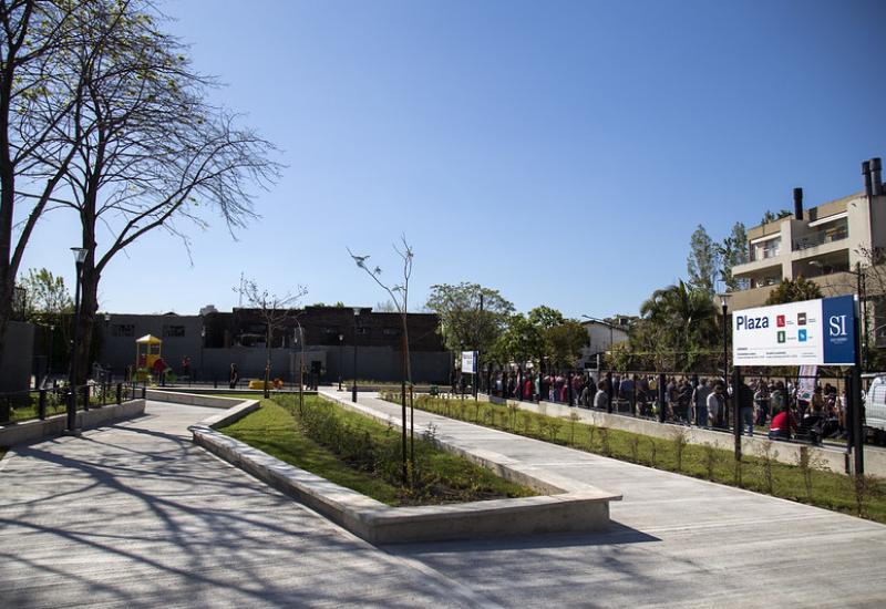 municipio de san isidro, plaza, espacio publico, beccar, nueva, juegos, canil, chicos, chicas, espectaculo, apertura
