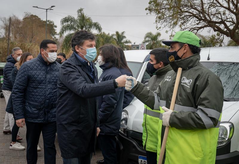 municipio de san isidro, contenedores, espacio publico, limpieza, higiene, barrido, basura, deshechos, via publica