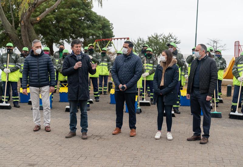municipio de san isidro, contenedores, espacio publico, limpieza, higiene, barrido, basura, deshechos, via publica