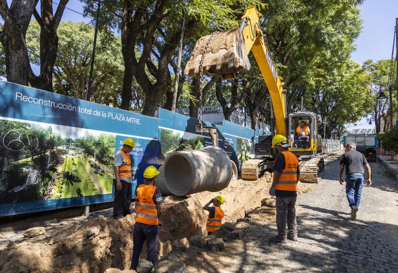 municipio de san isidro, plaza mitre, espacio publico, plaza, casco historico, arboles, arbol