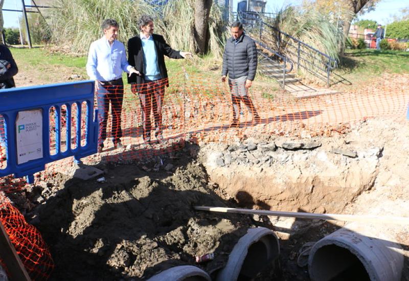 NUEVA ROTONDA Y DESAGÜE EN EL FUTURO PARQUE PÚBLICO DEL PUERTO NUEVA ROTONDA Y DESAGÜE EN EL FUTURO PARQUE PÚBLICO DEL PUERTO