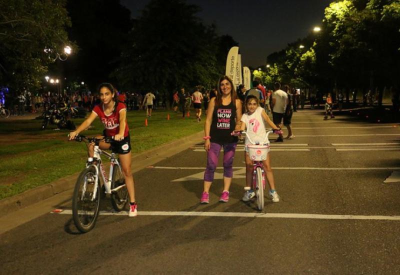 Paseo de biciletas nocturno, Municipio de San Isidro