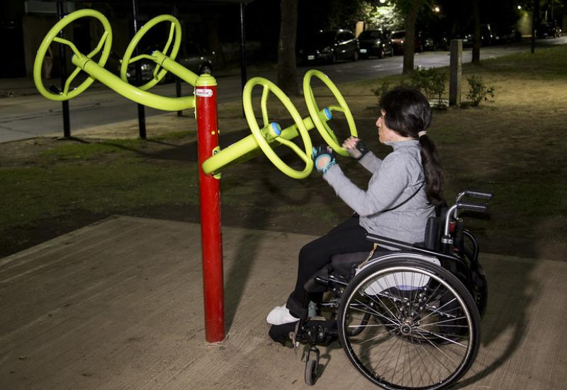 APARATOS AERÓBICOS PARA PERSONAS CON DISCAPACIDAD, municipio de san isidro