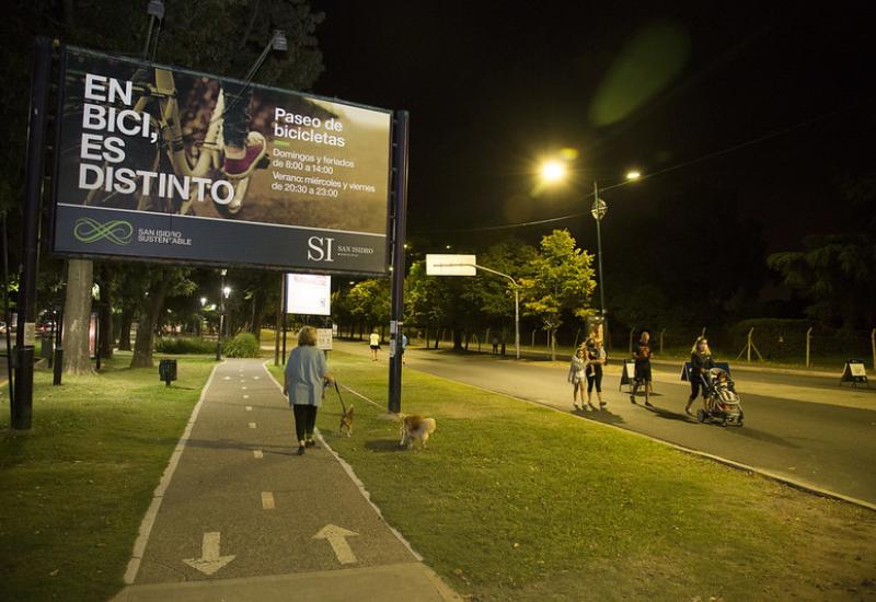 municipio de san isidro, deportes, paseo de las bicicletas nocturno, aire libre, unidad nacional